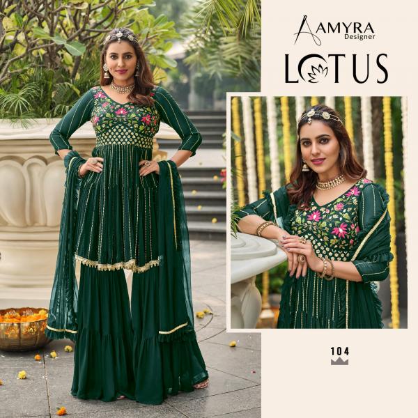 Amyra Lotus Georgette designer Exclusive Wear Designer Salwar Kameez